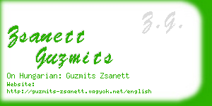 zsanett guzmits business card